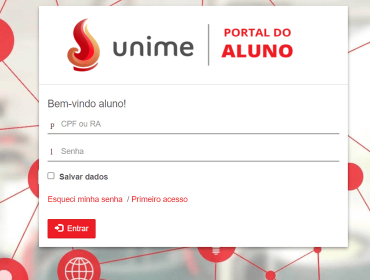 Portal do Aluno Unime